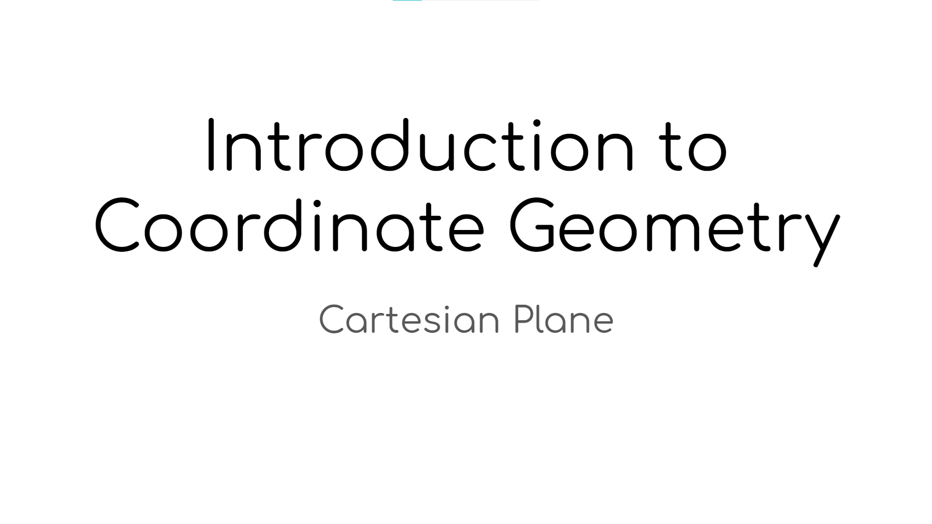 Cartesian Plane